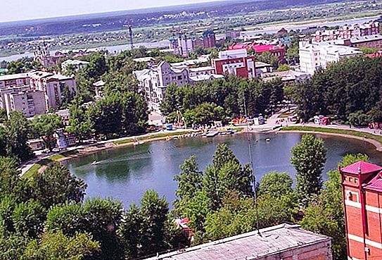 Sungai-sungai utama Tomsk: Tom, Ushayka, Kislovka, Kirgistan Besar