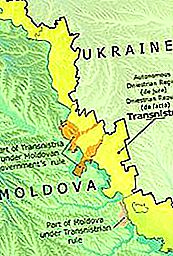 Moldovos Padniestrės Respublika: žemėlapis, vyriausybė, prezidentas, valiuta ir istorija