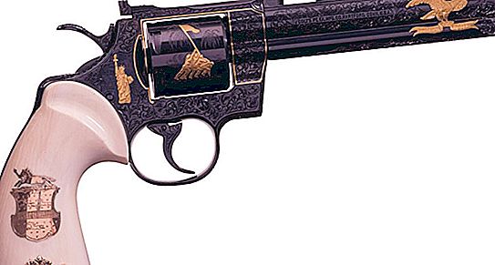 Moderný revolver: zoznam mien, popis s fotografiou, zariadením a špecifikáciami