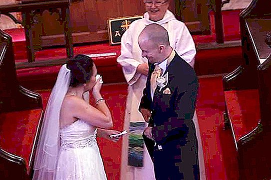 Brudgommen afbrød bryllupsceremonien og bad bruden om at se sig omkring: fra en uventet overraskelse græd hun