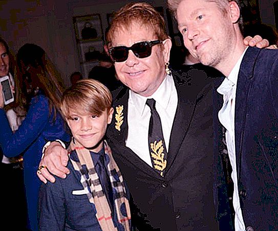 At home completely different: Elton John as father
