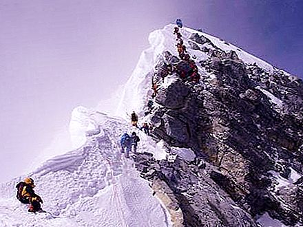 Étape Hillary, pente du mont Everest: description et histoire