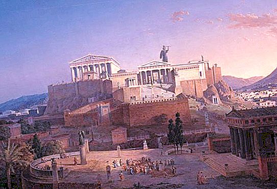 Parthenon yang megah di Athena