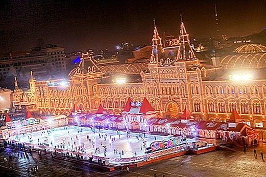 Gelanggang luncur di Red Square: ciri, perihalan dan ulasan