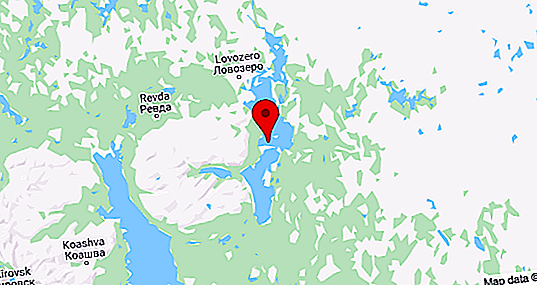 Lovozero Lake, Murmansk Region: foton, beskrivning