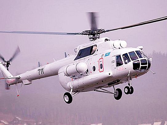 Helikopter penyelamat EMERCOM dari Rusia. Helikopter kebakaran dan ambulans kecemasan