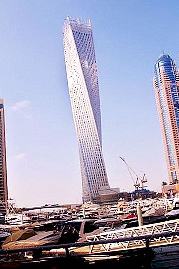 Kayan Twisted Tower - salah satu tarikan utama Dubai