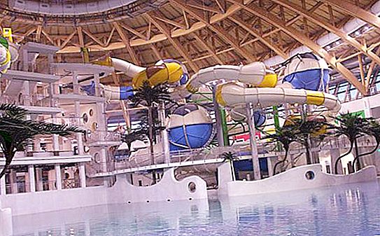 新西伯利亚水上乐园“ Aquamir”：评语，描述和功能