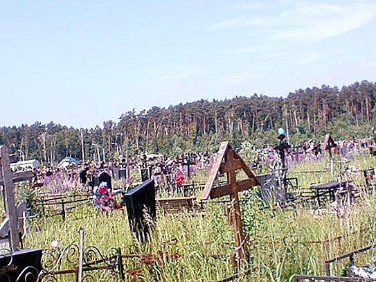 Shcherbinskoe kalmistu: omadused ja töörežiim