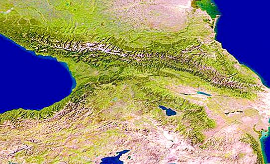 La cresta principale del Caucaso: descrizione, parametri, picchi