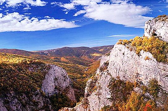 Ngarai Krimea: ikhtisar, deskripsi, objek wisata, dan fakta menarik. Grand Canyon of Crimea dengan mobil