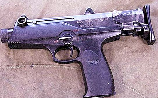 Apakšmašīnas pistole "Chestnut" AEK-919K: apraksts, funkcijas un pārskati
