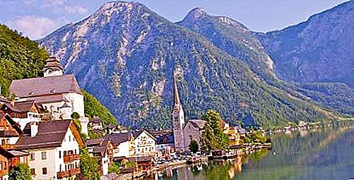 오스트리아의 자연 : 그림 같은 산 풍경