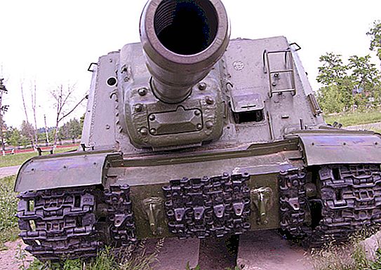 SAU-152: gennemgang af kampkøretøjet, skabelsen og brugens historie, foto
