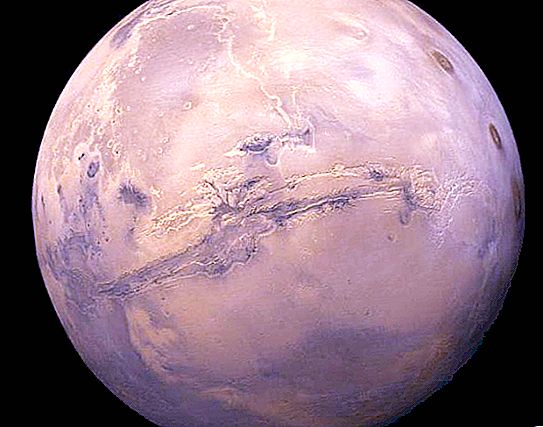 火星水手谷：特征，结构，起源