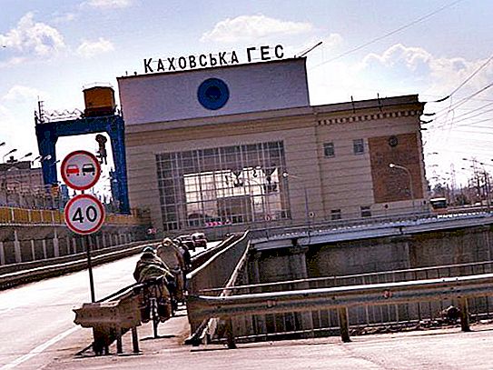 Kakhovskaya hüdroelektrijaam: üldteave, rajatise ajalugu ja hetkeseis