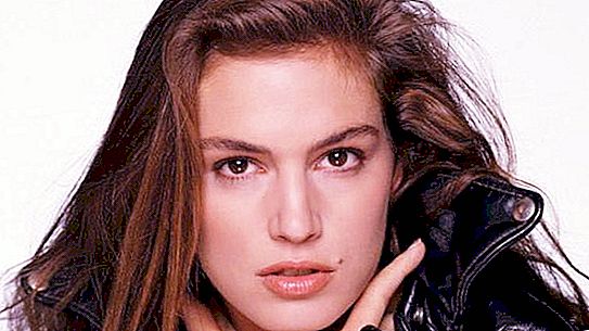 What was Cindy Crawford in her youth. Photos, options, career path
