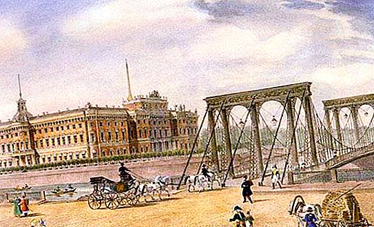 Пантелеймоновски мост в Санкт Петербург: описание
