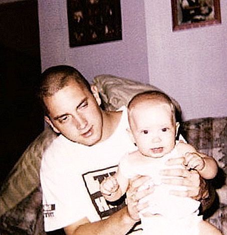 Eminem's daughter: as baby Haley now looks