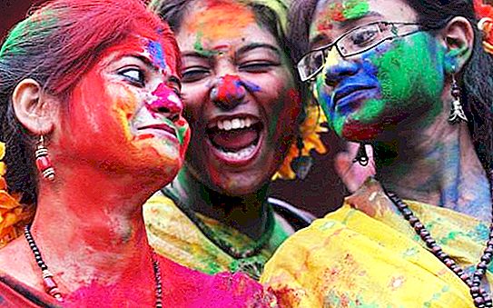 The festival of colors in India is the Holi festival. The history of the origin of the holiday