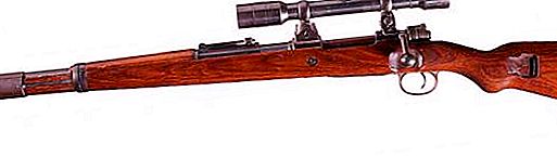 毛瑟98K。 Mauser 98K卡宾枪：照片和规格