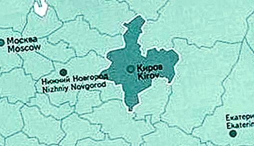 População Oblast de Kirov: População por Distrito