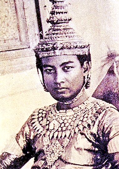 Koning van Cambodja Norodom Sihanouk