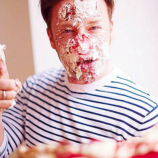 Cook Jamie Oliver. James è in guardia per cibo delizioso e sano