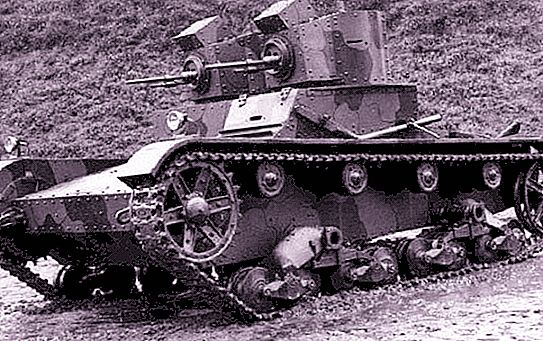 Sowjetischer leichter Panzer T-26. T-26 Tank: Eigenschaften, Entstehungsgeschichte, Design