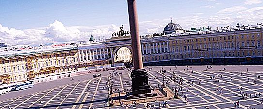 Palácové námestie v Petrohrade: fotografie, udalosti