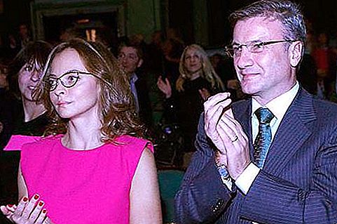 Gref Yana, a német Oscarovich Gref felesége, az orosz Sberbank vezetője: életrajz, személyes élet