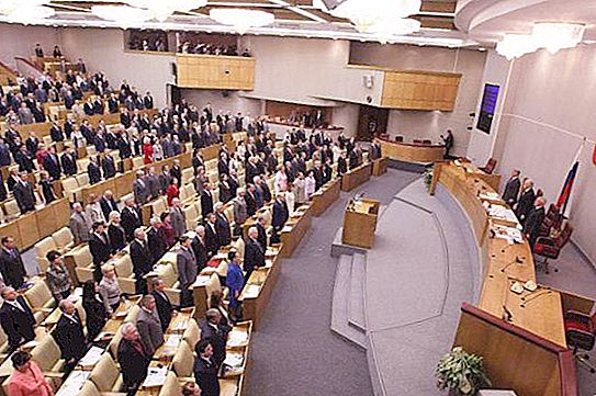 Pierwszy przewodniczący Dumy Państwowej: obowiązki, opis stanowiska i nazwisko
