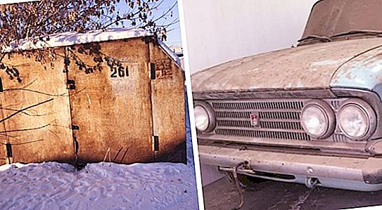 Dette er et funn: fyren som ble funnet i garasjen til bestefaren hans "Moskvich-408" i sin opprinnelige form