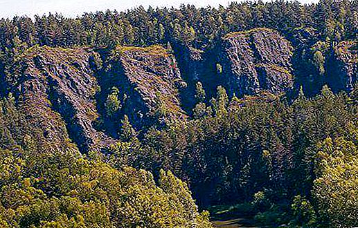 Berdfelsen - ein Naturdenkmal in der Region Nowosibirsk