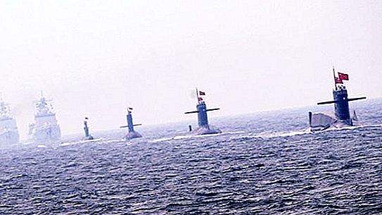 Китай, ВМС: състав на кораби и знаци