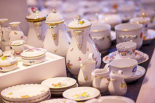 Meissen porselen: sejarah dan karakteristik