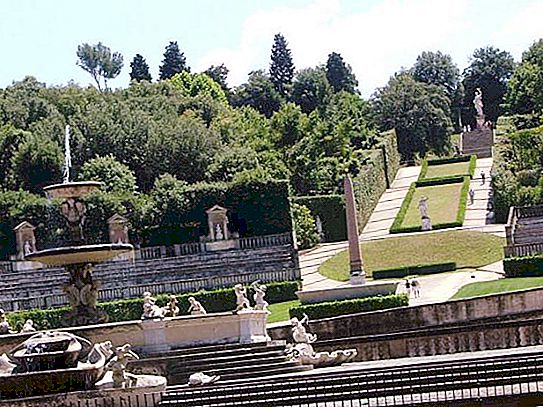 Florence, Boboli Gardens - pangkalahatang-ideya, atraksyon at pagsusuri ng mga turista