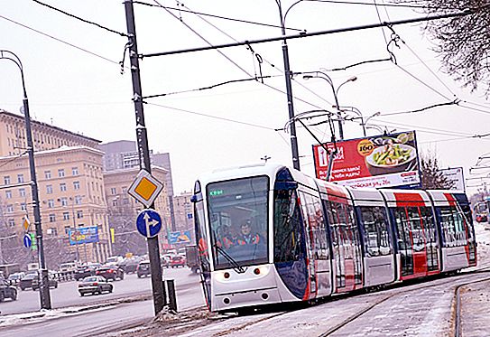 Moscou: un esquema de rutes de tramvia, estructures de via, vagons, perspectives de desenvolupament