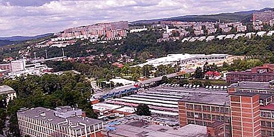 La città di Zlín nella Repubblica Ceca: storia, ubicazione, fabbrica "Batya"