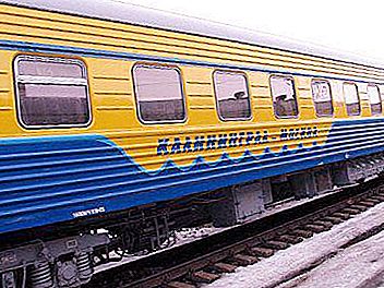 Kereta api Kaliningrad: stasiun, perbatasan, panjang