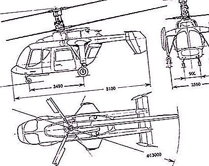 Rysk helikopter Ka-226T: foton, specifikationer