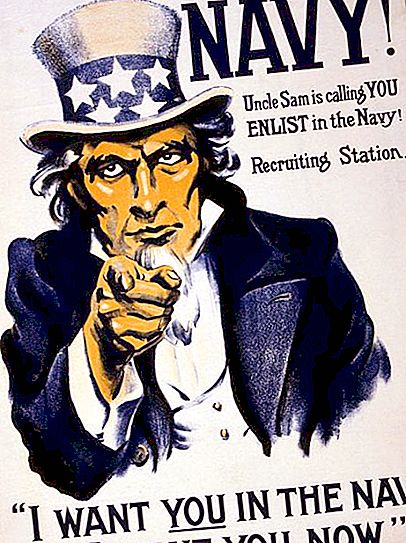 Onkel Sam er et av de nasjonale symbolene i USA