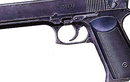 Pistola pernach: descripció, dispositiu