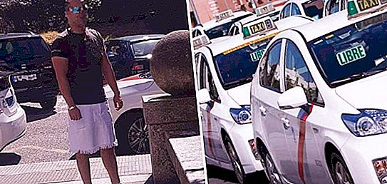 De Spaanse autoriteiten verboden korte broeken voor chauffeurs, dus schakelde de man over op rokken
