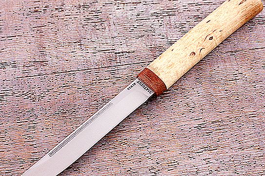 سكين بوريات: وصف بالصور ، والسمات المميزة ، وأنواع السكاكين ، والأحجام ، وتطبيق الميزات