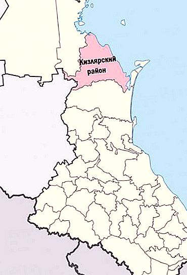 Okrug Kizlyar (Dagestan): geografski položaj, priroda, stanovništvo i gospodarstvo
