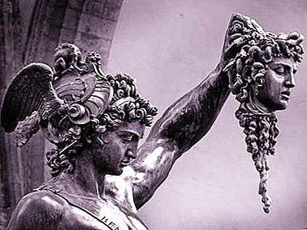 Gorgon Medusa et Perseus. Mythes de la Grèce antique
