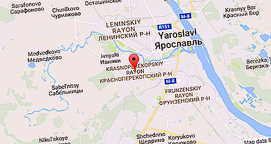 Distrikter i byen Yaroslavl: reiser rundt i byen