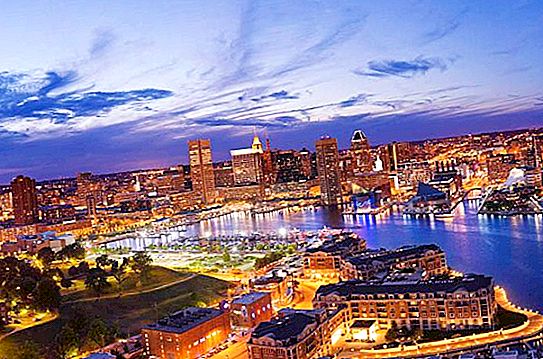 Upea kaupunki, jolla on hyvät mahdollisuudet: Baltimore. Yhdysvallat