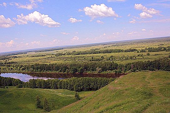 Wladimir Region: Gebiet und geografische Merkmale